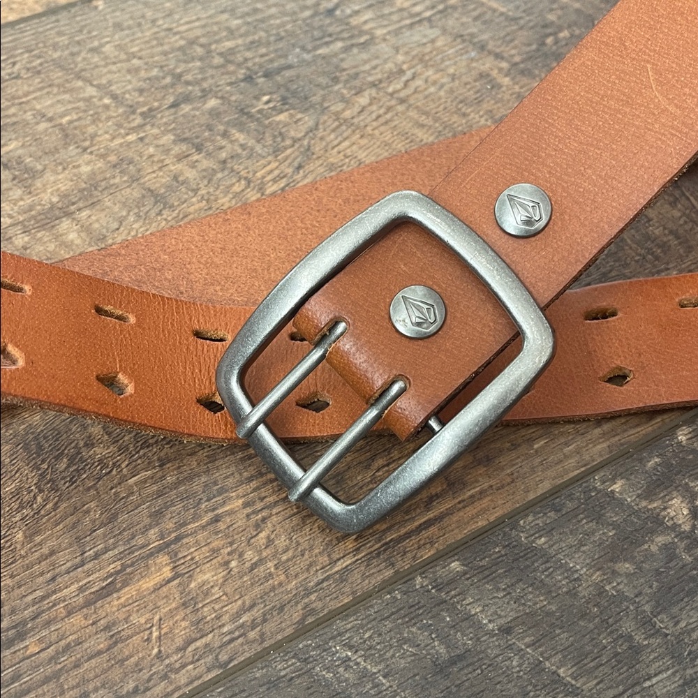 VOLCOM Leather Belt (34)